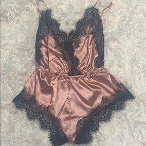 Pink playsuit - sleepwear / lingerie